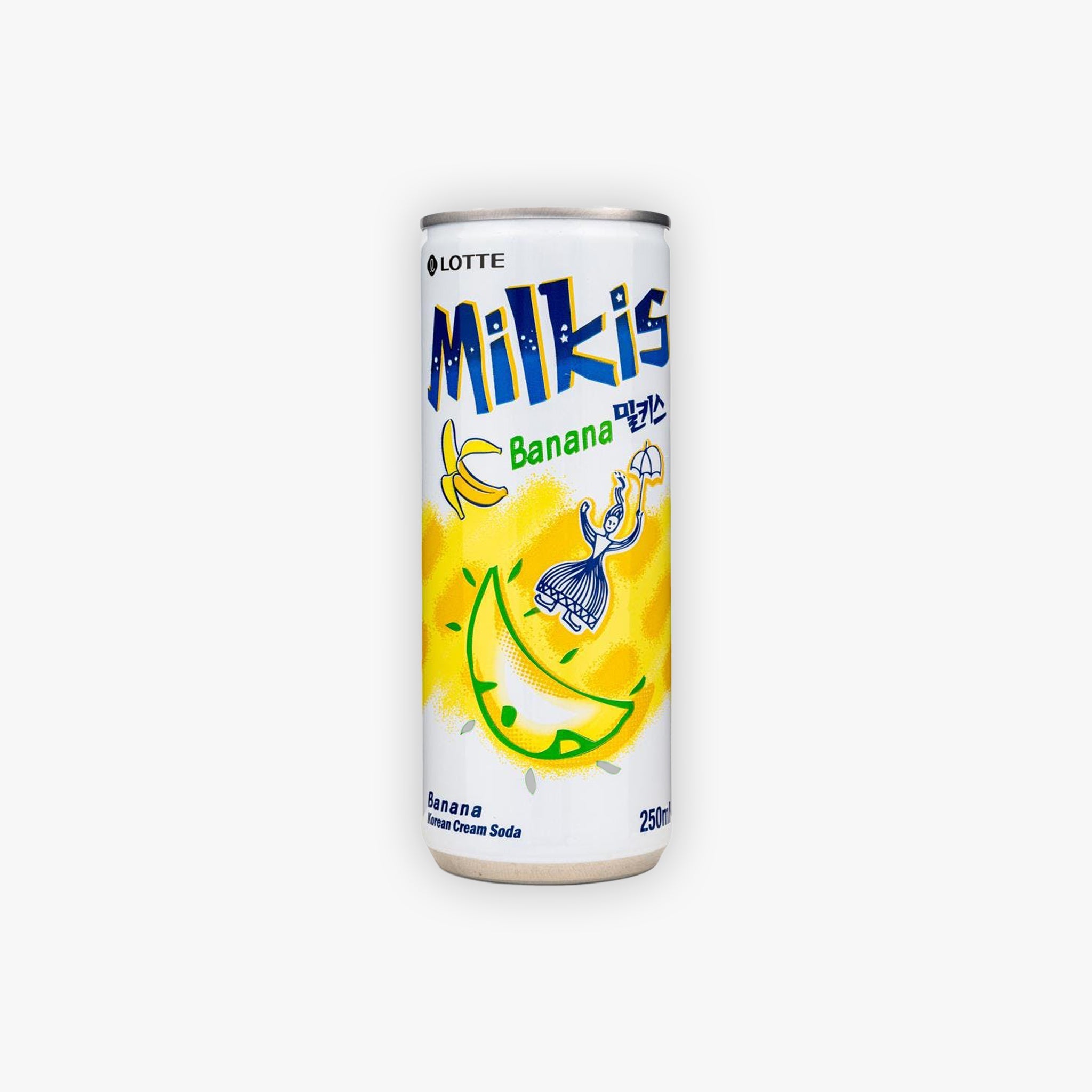 Lotte Milkis Banana Cream Soda 250ml