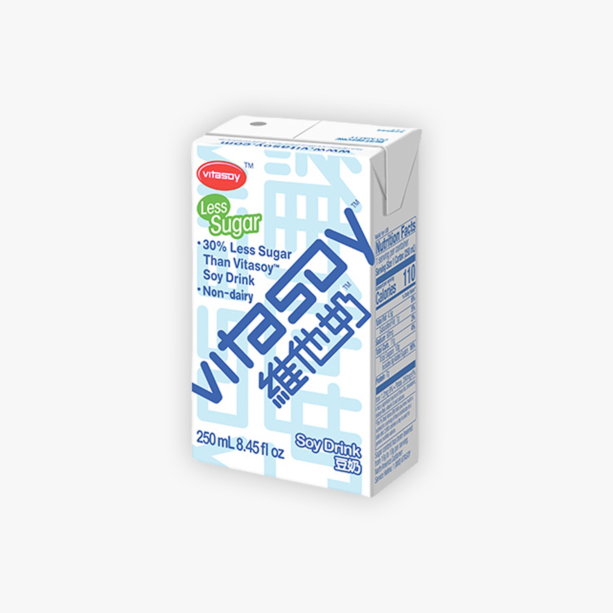 Vitasoy Less Sugar Original Soy Drink 250ml