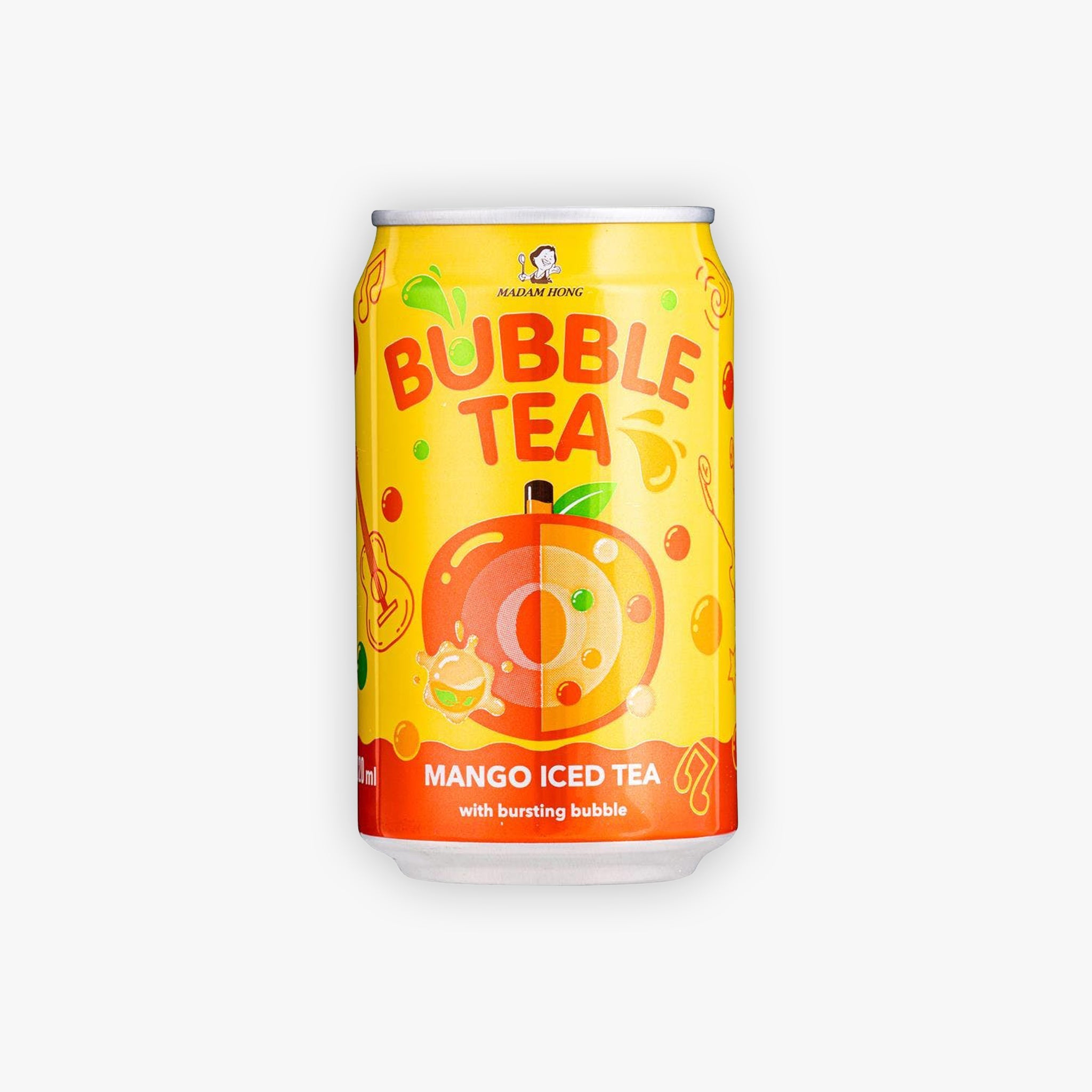 Madam Hong Bubble Tea Mango Iced Tea 320ml