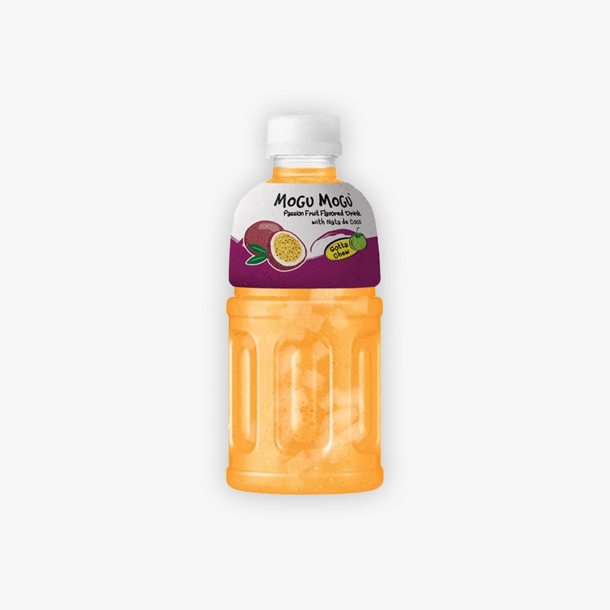 Mogu Mogu Passion Fruit Drink With Nata De Coco 320ml