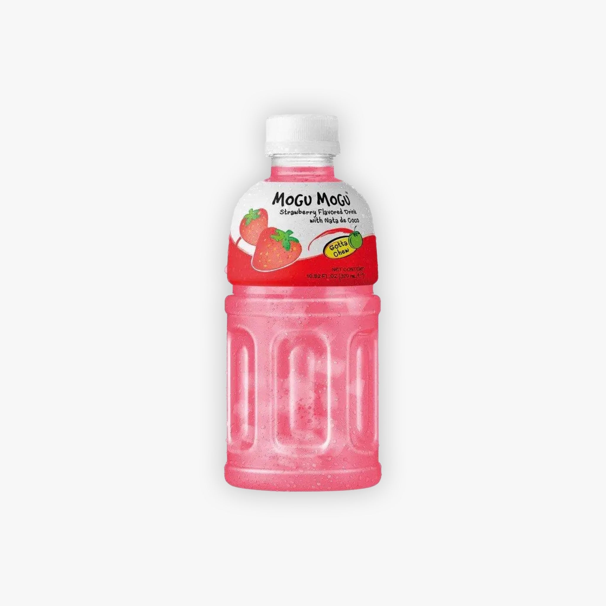 Mogu Mogu Strawberry Drink With Nata De Coco 320ml