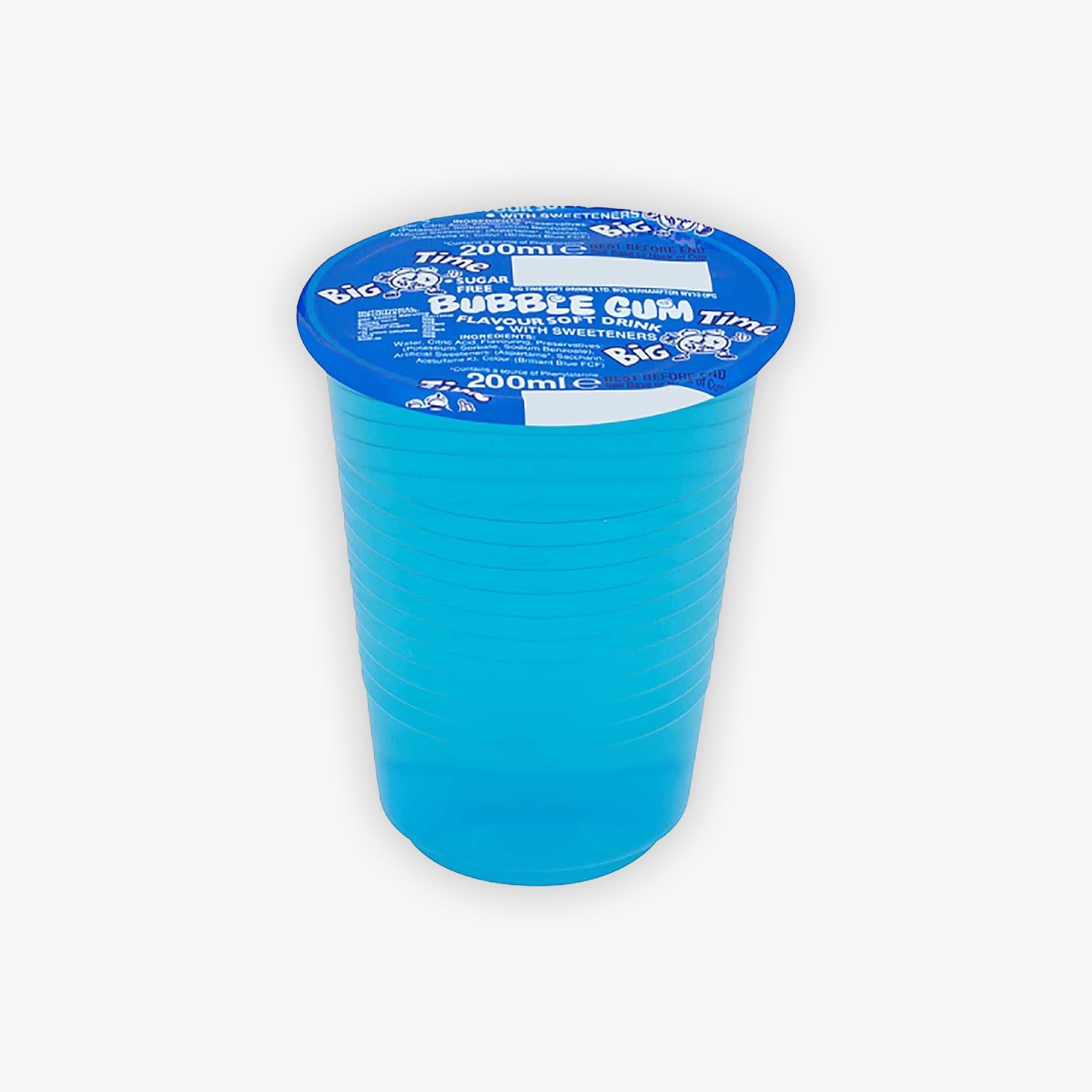 Big Time Bubble Gum Cup Drink 200ml