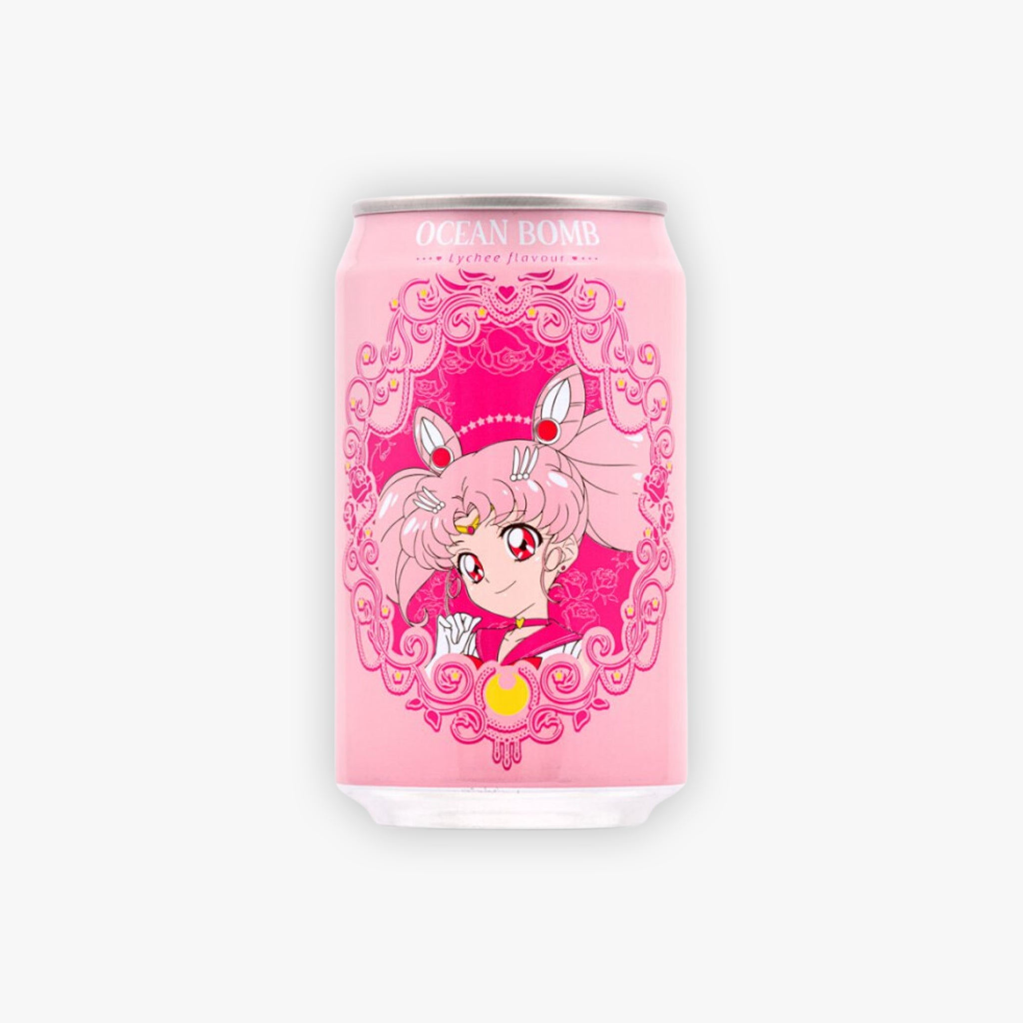 Ocean Bomb Sailor Moon Lychee Sparkling Water 330ml