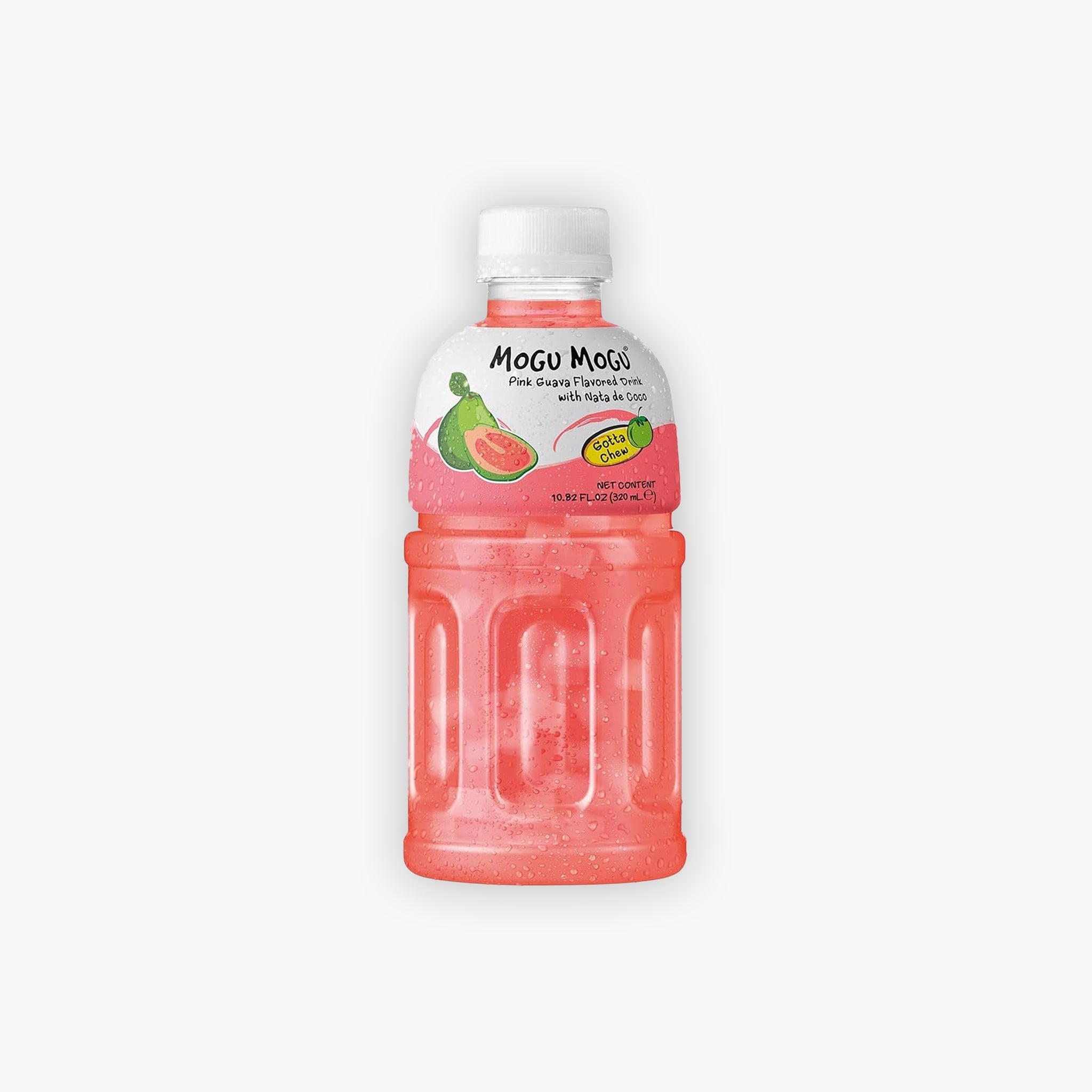 Mogu Mogu Pink Guava Drink With Nata De Coco 320ml