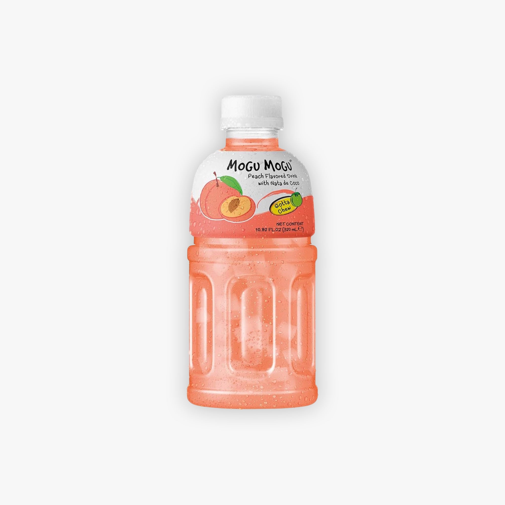 Mogu Mogu Peach Drink With Nata De Coco 320ml