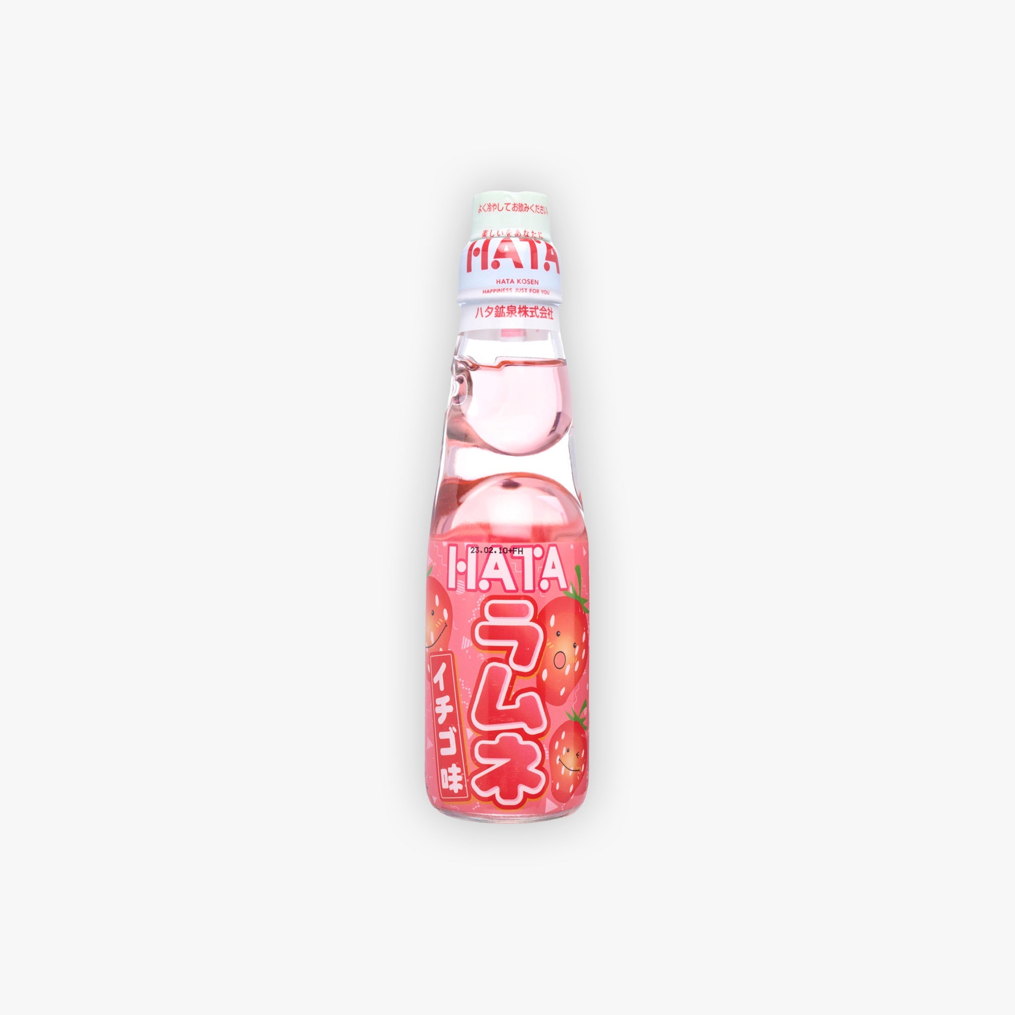 Hatakosen Strawberry Ramune Soda 200ml