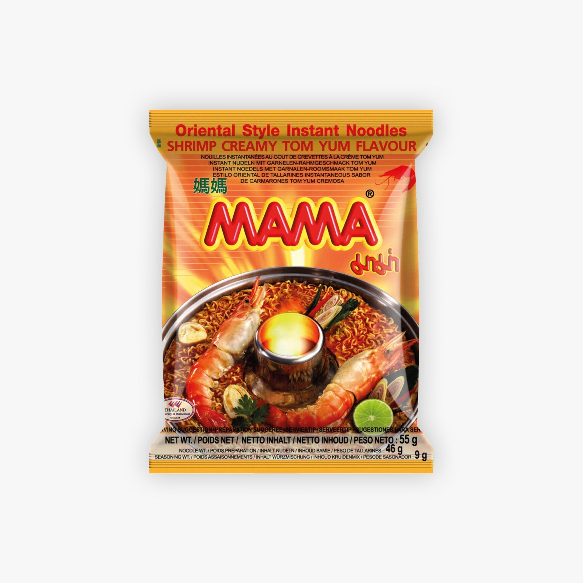 Mama Creamy Shrimp Tom Yum Flavour Noodle 55g