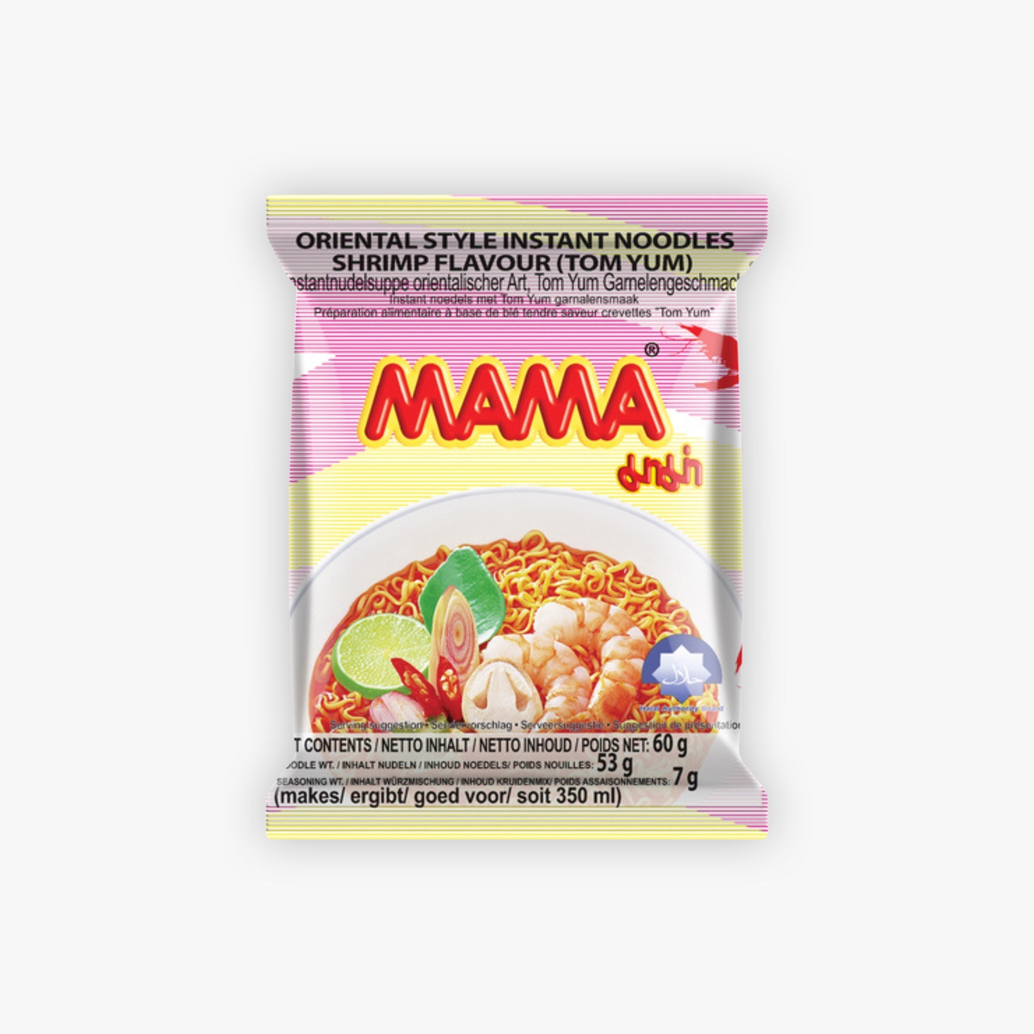 Mama Shrimp Tom Yum Flavour Noodle 60g