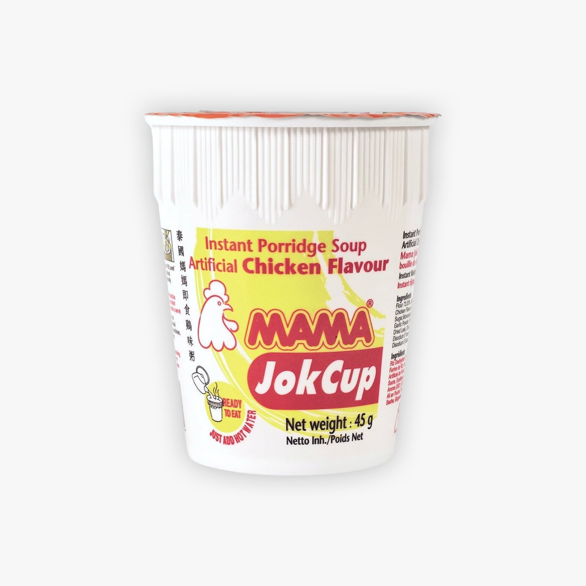 Mama Jok Cup Artificial Chicken Flavour Instant Porridge Soup 45g