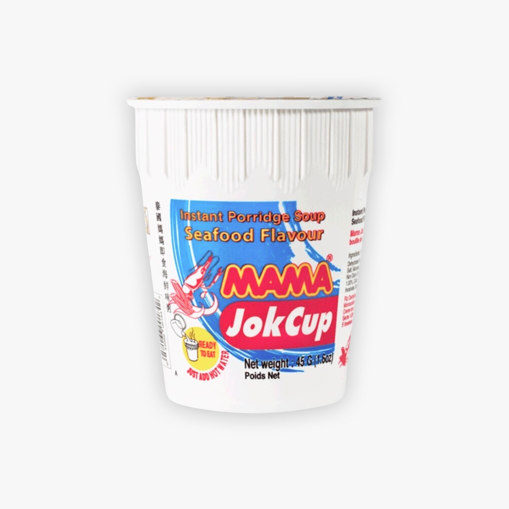 Mama Jok Cup Seafood Flavour Instant Porridge Soup 45g