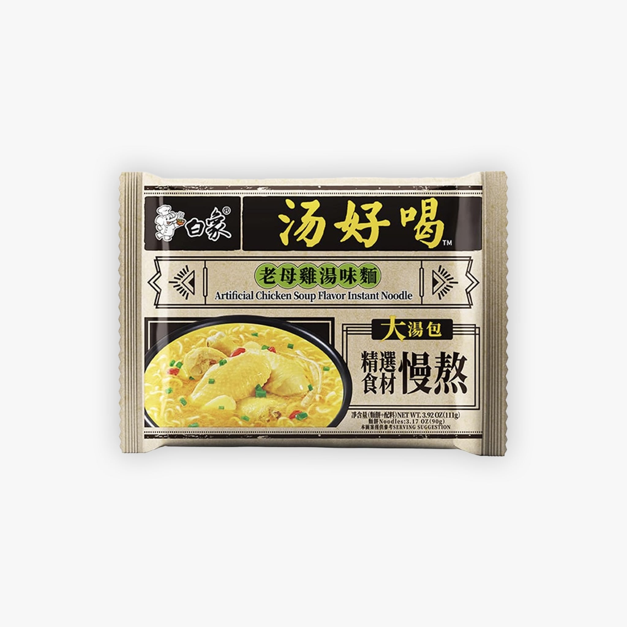 Baixiang Chicken Soup Flavour Noodles 111g