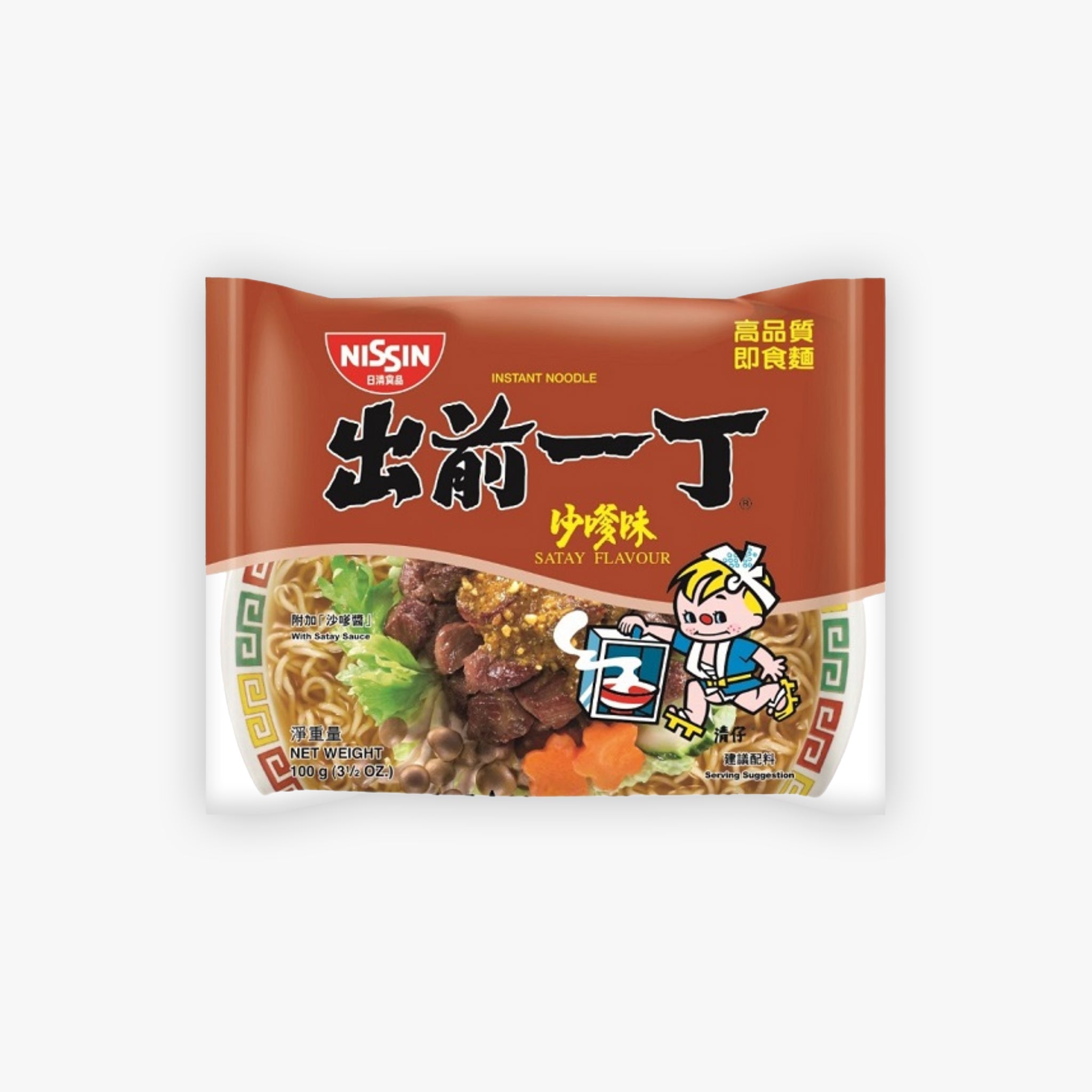 Nissin Satay Flavour Instant Noodle 100g