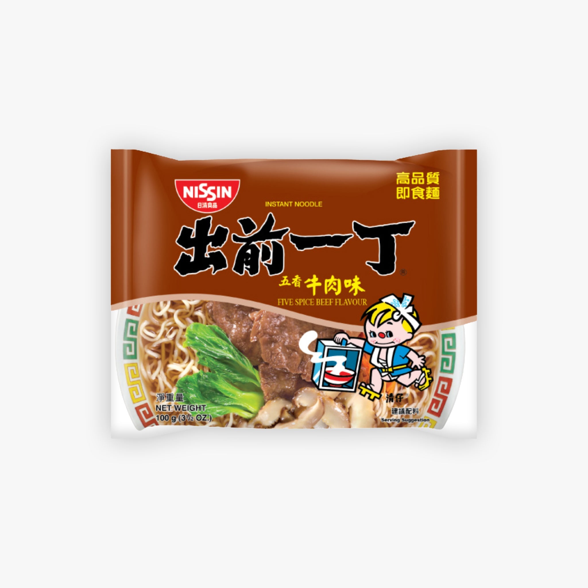 Nissin Five Spices Beef Flavour Instant Noodle 100g