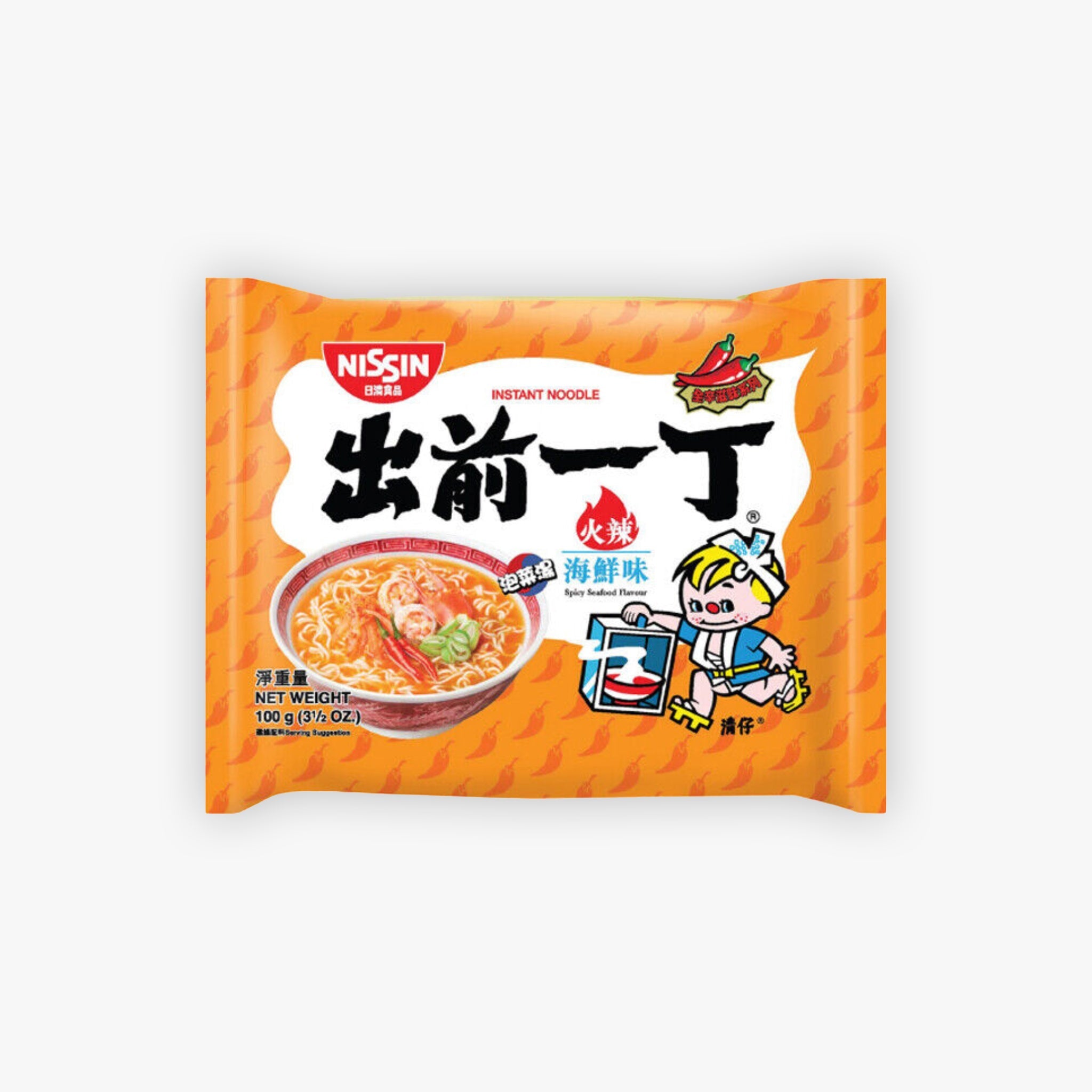 Nissin Spicy Seafood Flavour Instant Noodle 100g