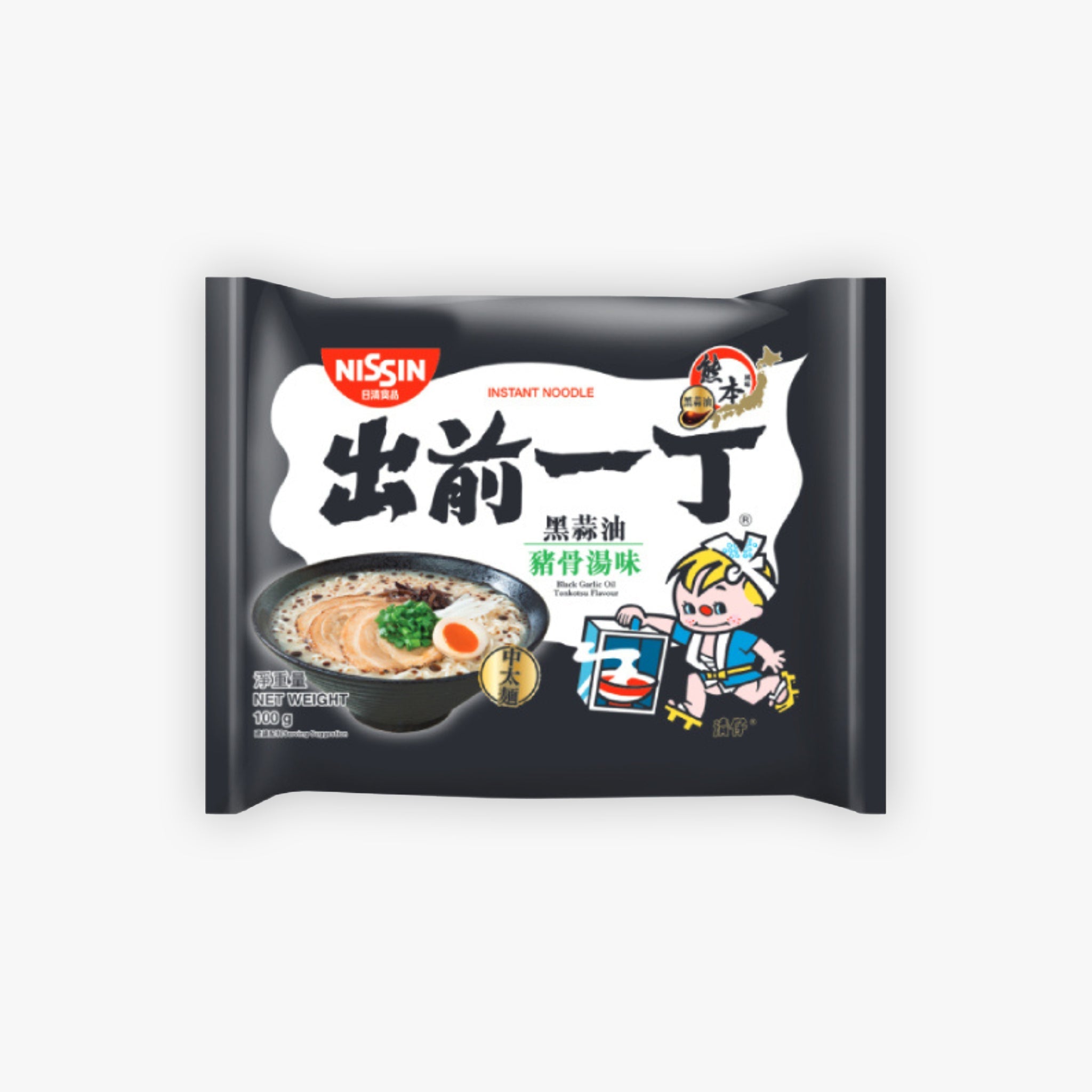 Nissin Black Garlic Oil Tonkotsu Flavour Instant Noodle 100g