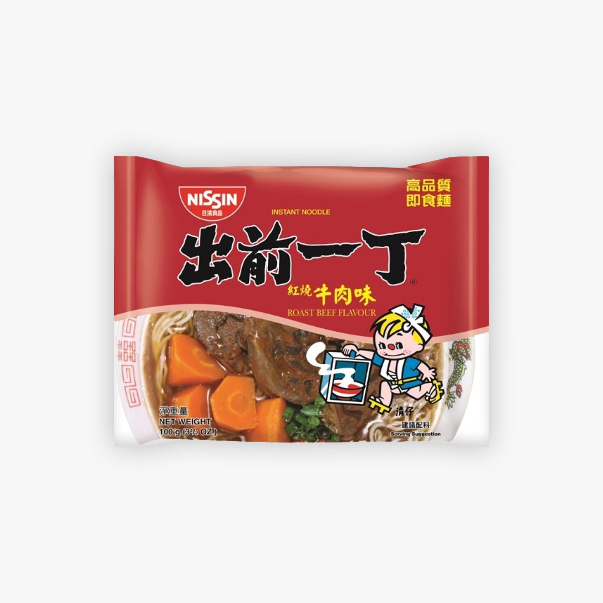 Nissin Roast Beef Flavour Instant Noodle 100g