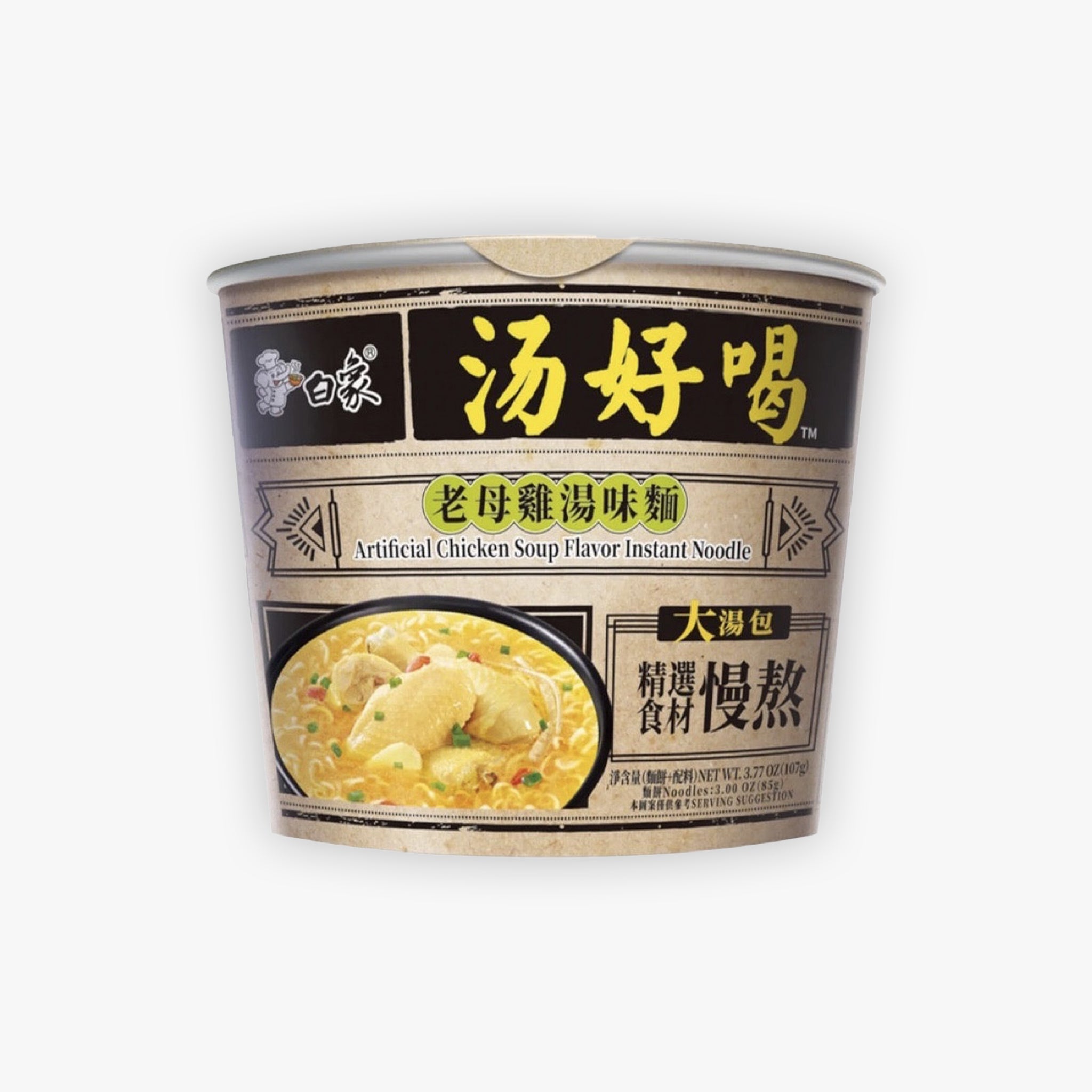 Baixiang Chicken Soup Flavour Noodles 107g