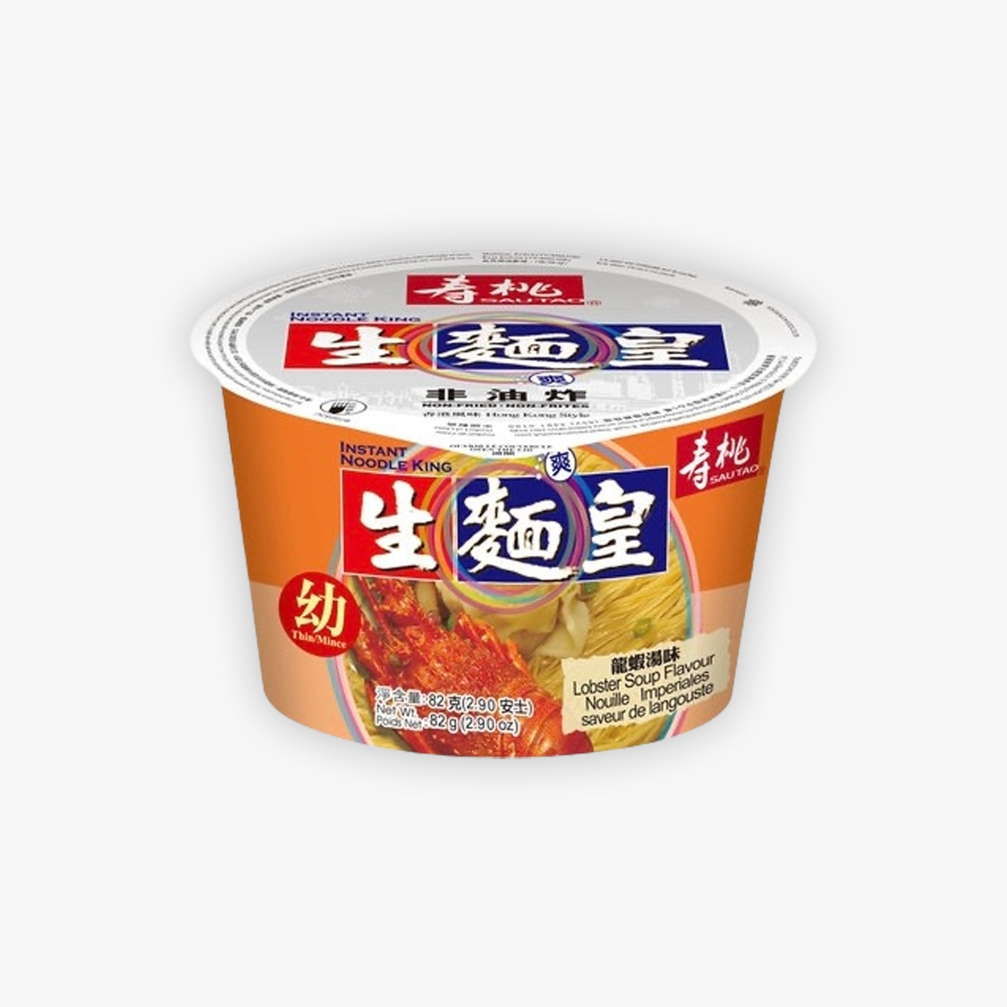 Sau Tao Instant Noodle King Thin Lobster Soup Flavour 75g