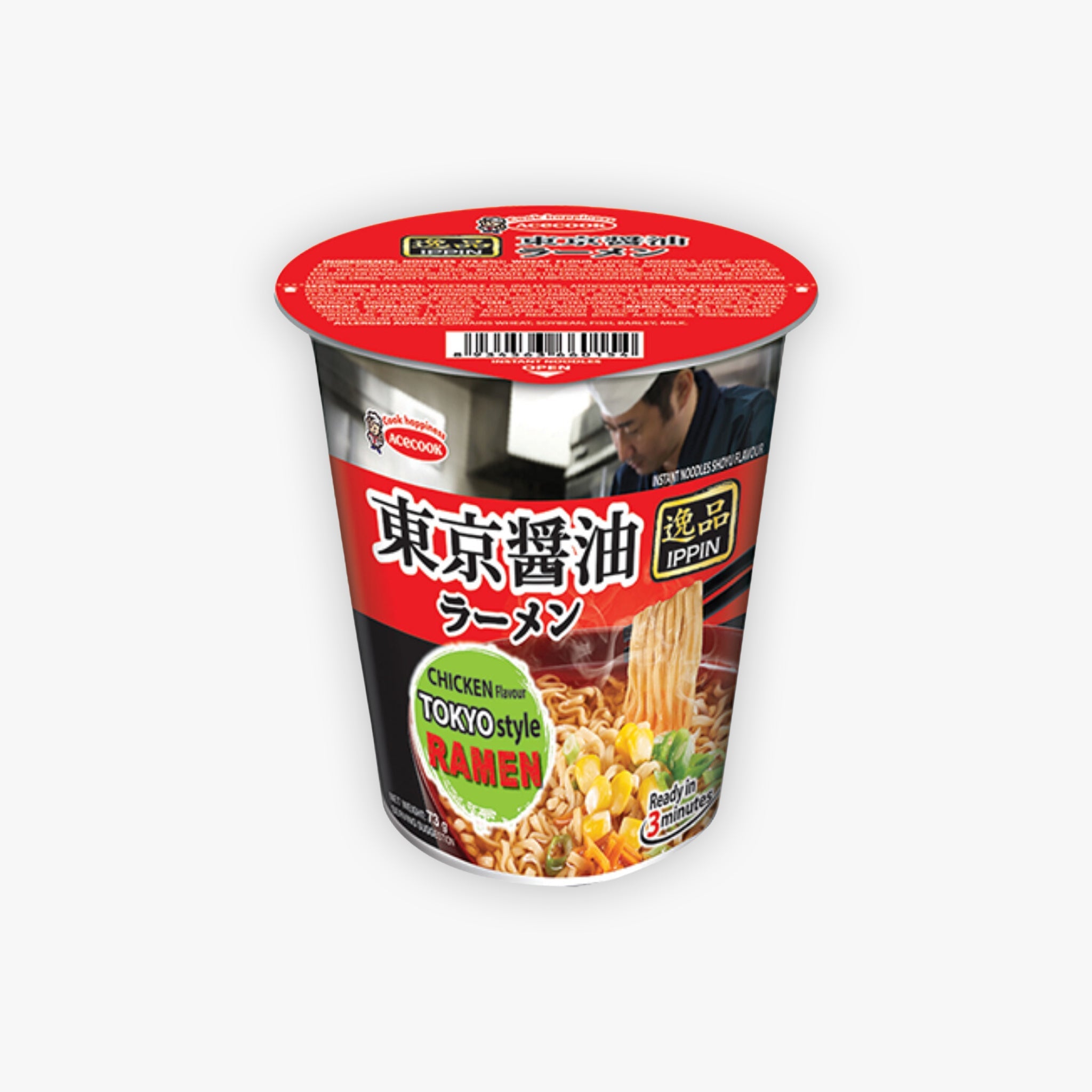 Acecook Ippin Tokyo Soy Sauce Flavour Ramen 73g