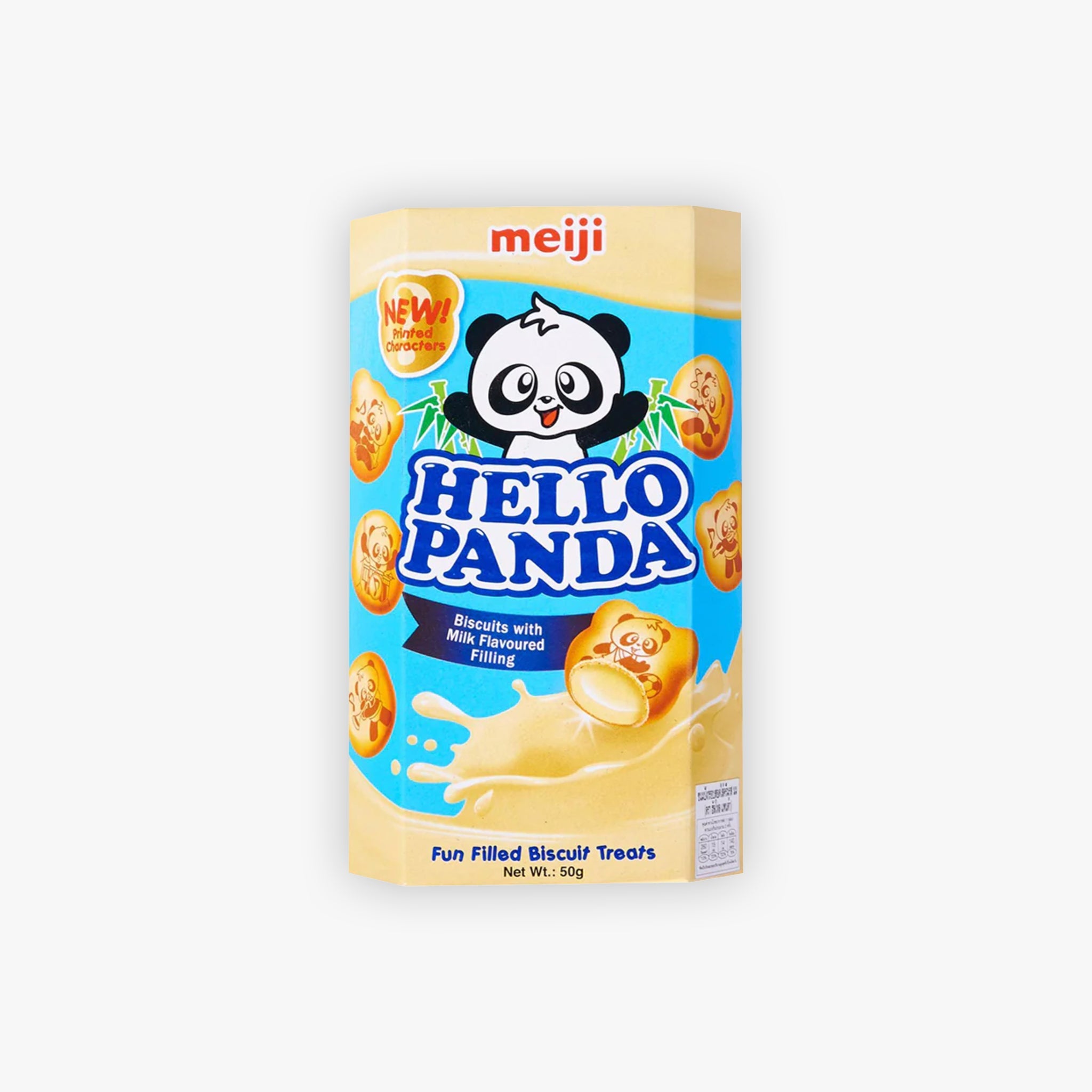 Meiji Hello Panda Biscuits with Milk Flavoured Filling 50g