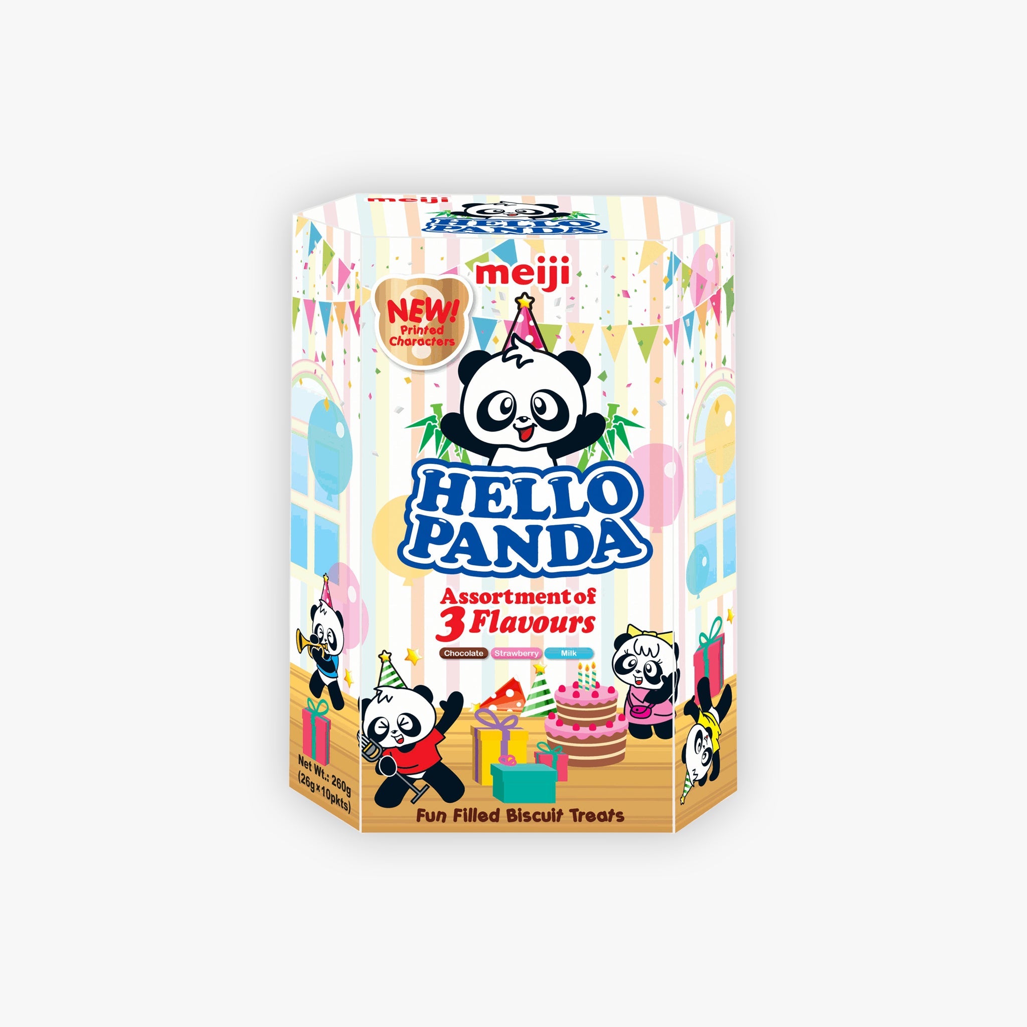 Meiji Hello Panda Assorted Biscuits 260g