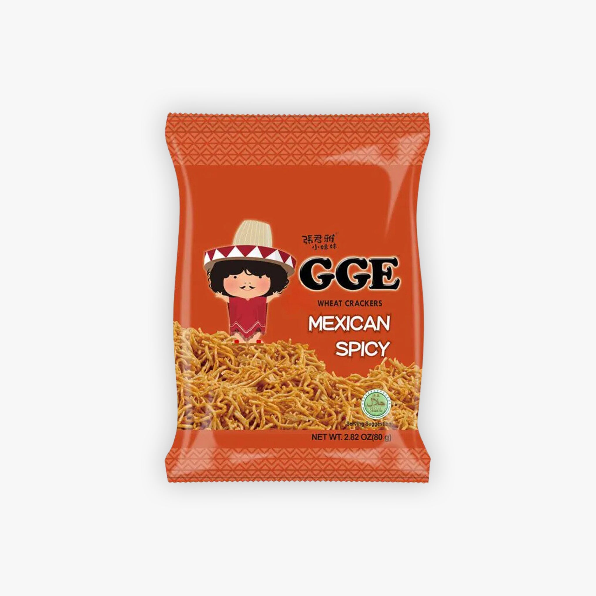 Wei Lih GGE Wheat Crackers Mexican Spicy Flavour 80g