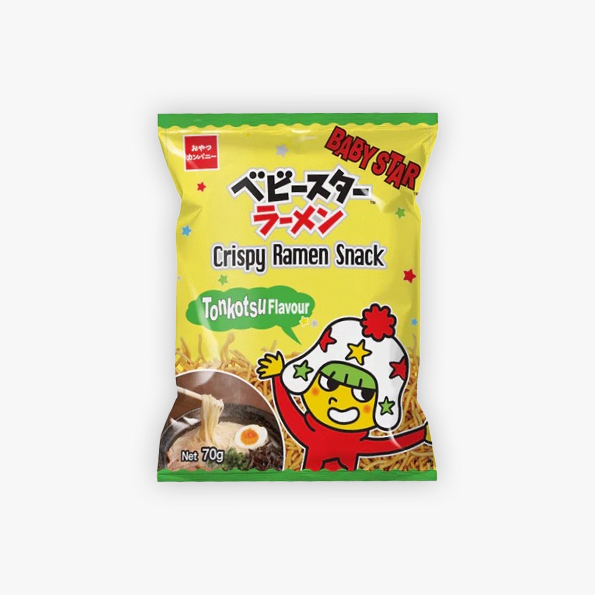 Oyatsu Baby Star Crispy Ramen Snack Tonkotsu Flavour 70g