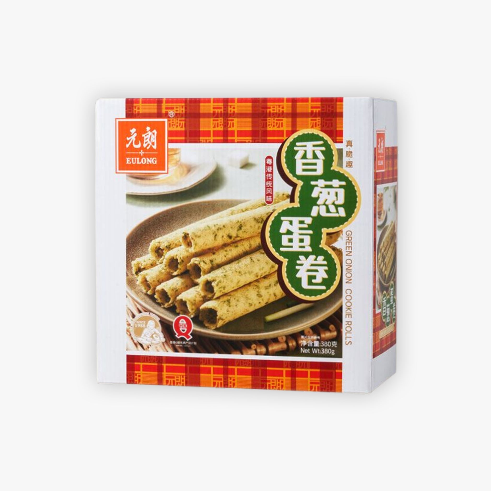 Eulong Green Onion Cookie Rolls 380g