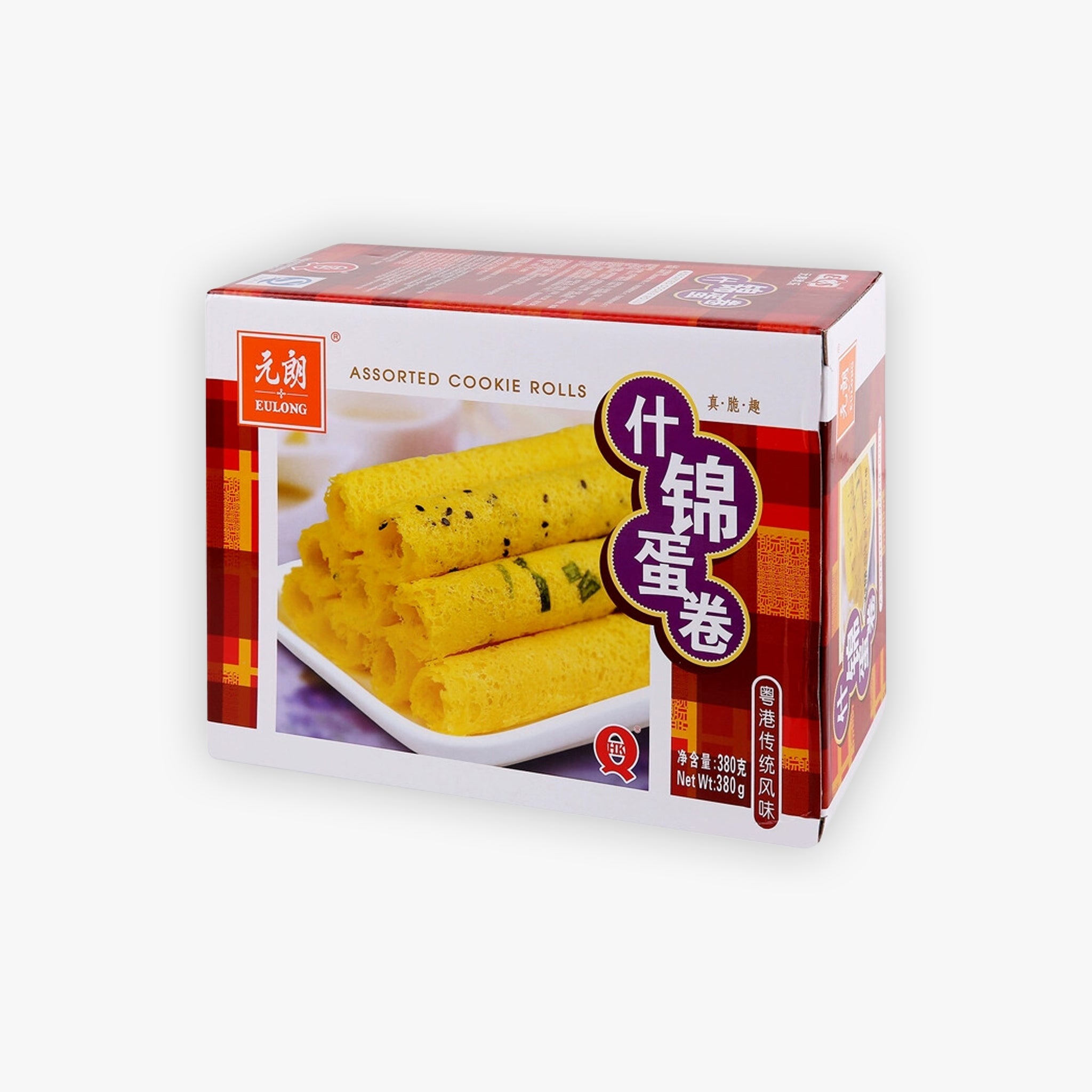 Eulong Assorted Cookie Rolls 380g