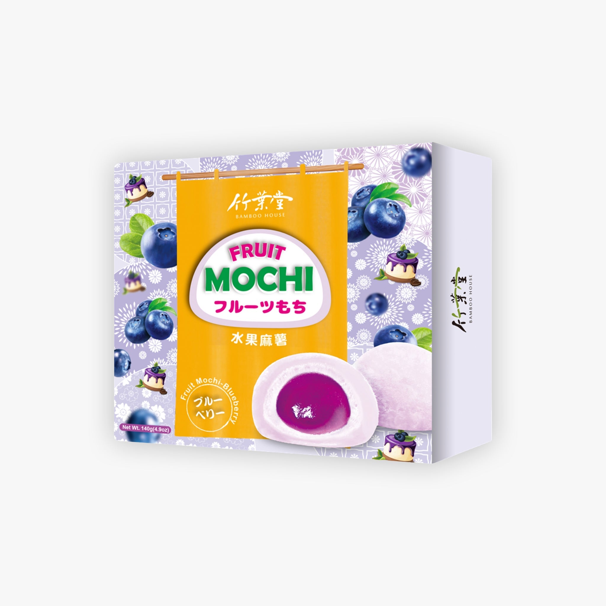 Bamboo House Fruit Mochi Blueberry Flavour 140g