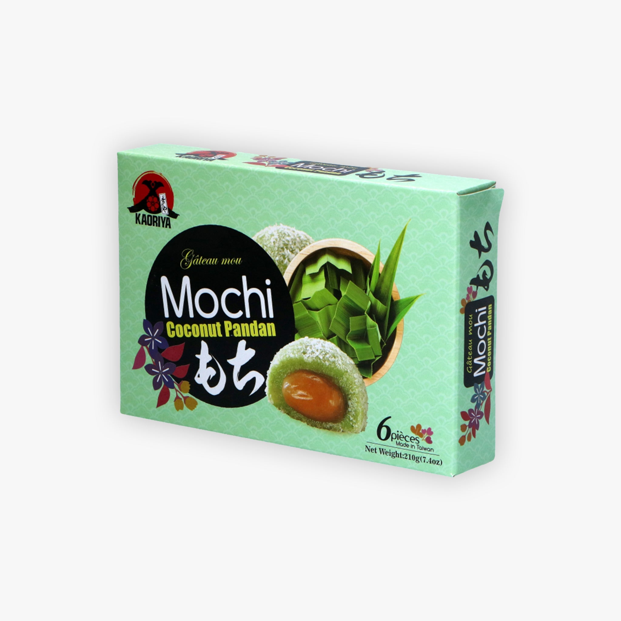 Kaoriya Mochi Coconut Pandan Flavour 210g