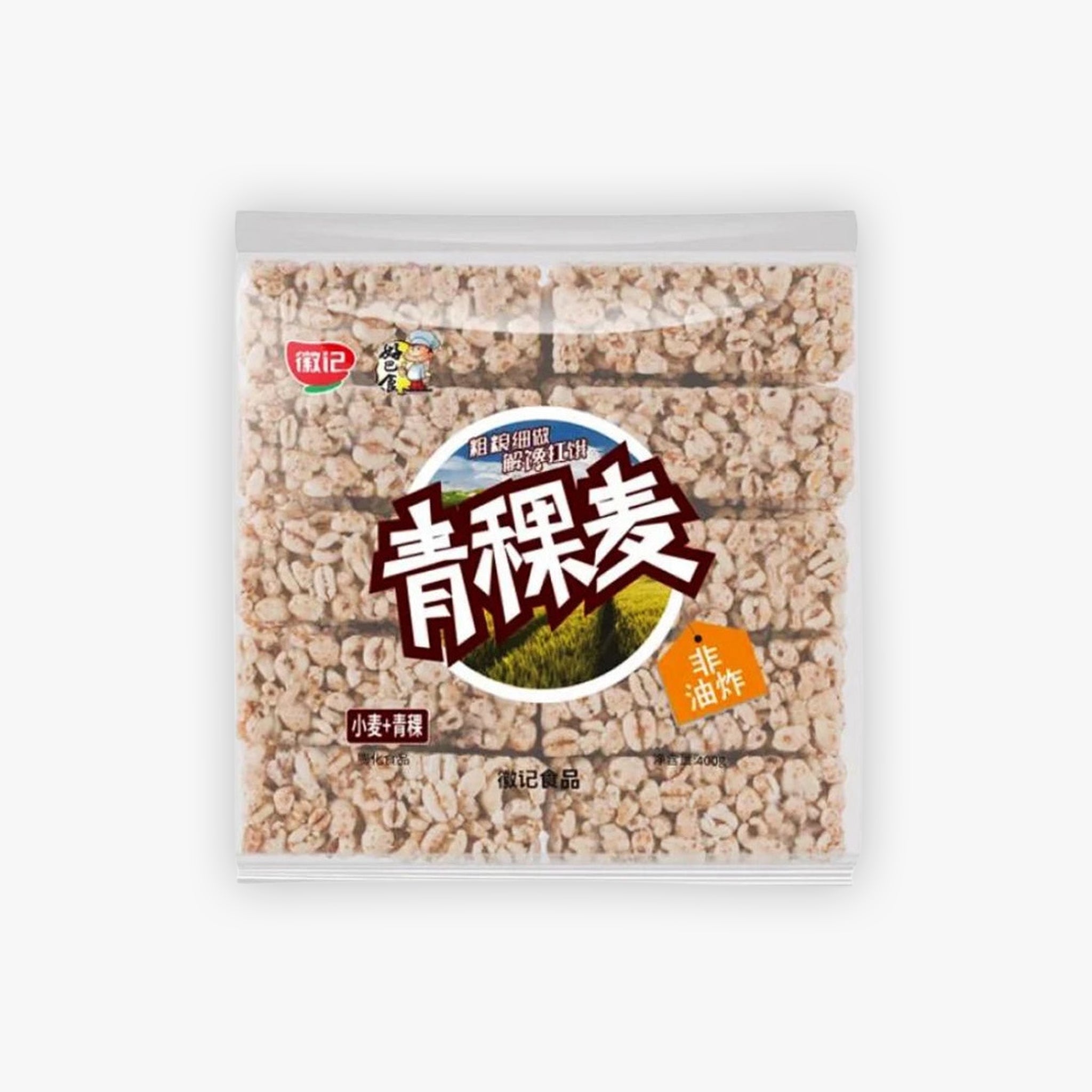 Huiji Roasted Pop Barley Snack Bar 400g