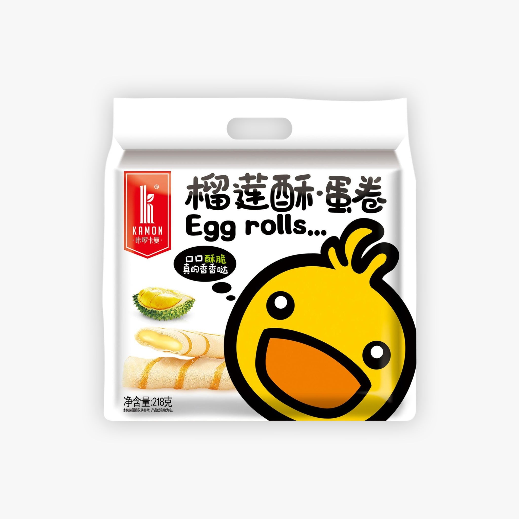 Kaman Durian Flavor Egg Rolls 218g