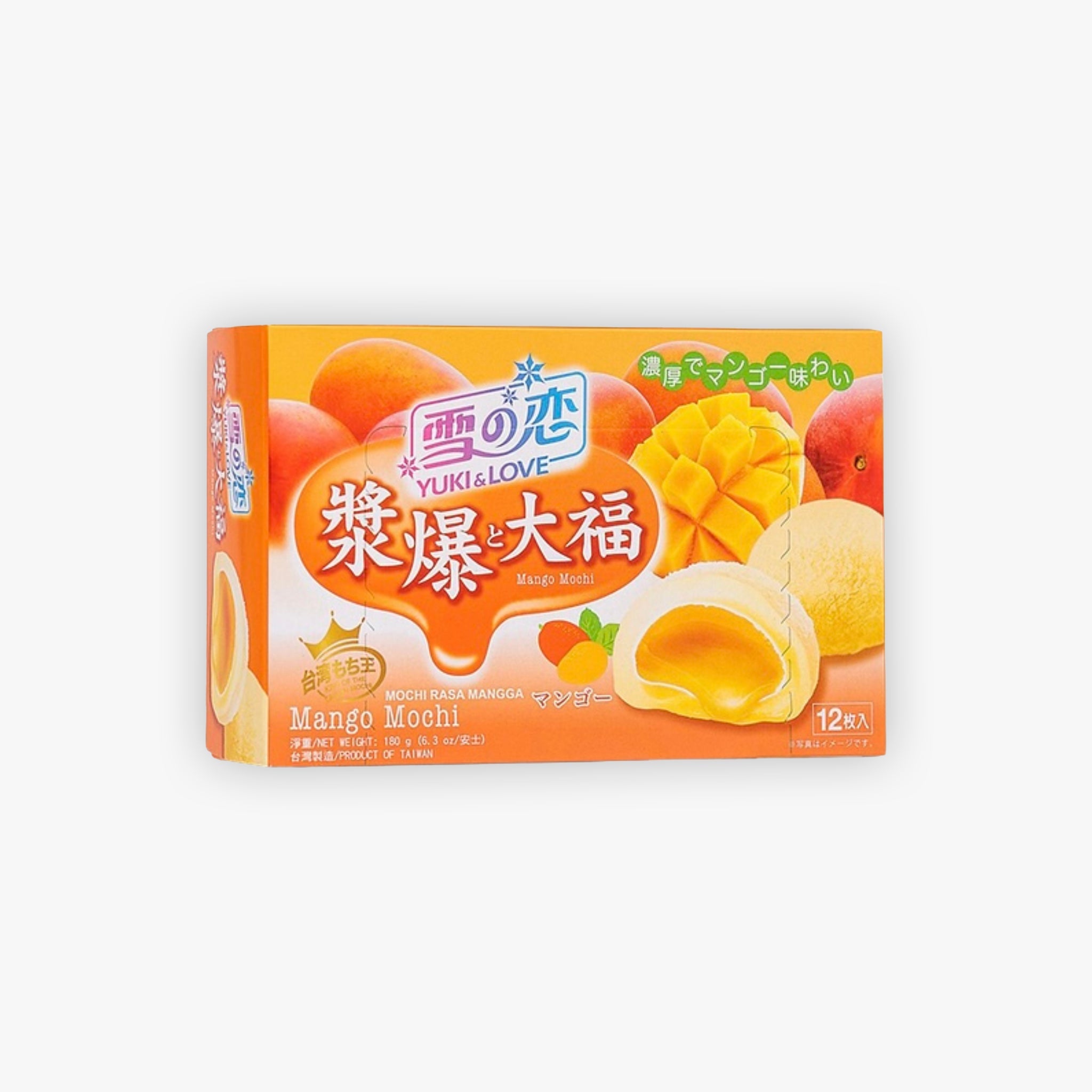 Yuki and Love Japanese Style Mochi Mango Flavour 180g