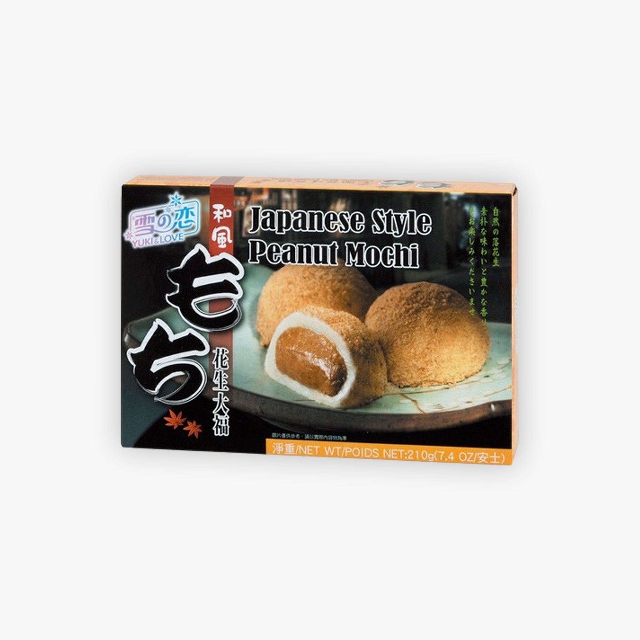 Yuki and Love Japanese Style Mochi Peanut Flavour 210g