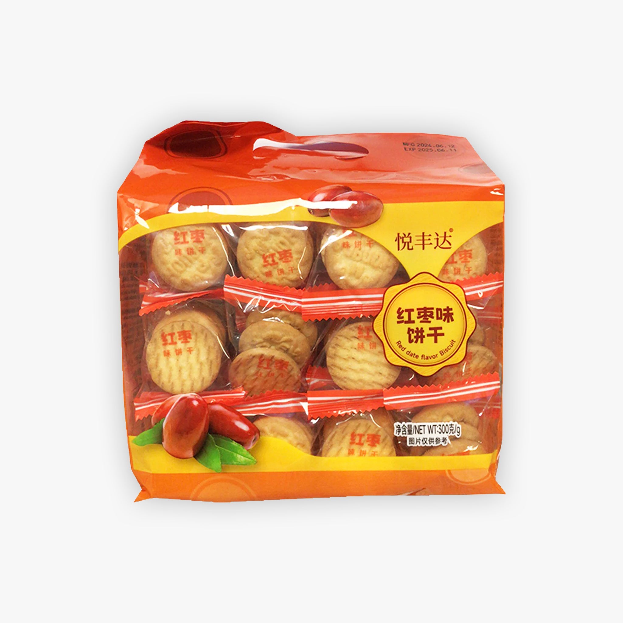 Yue Feng Da Red Date Biscuits 300g