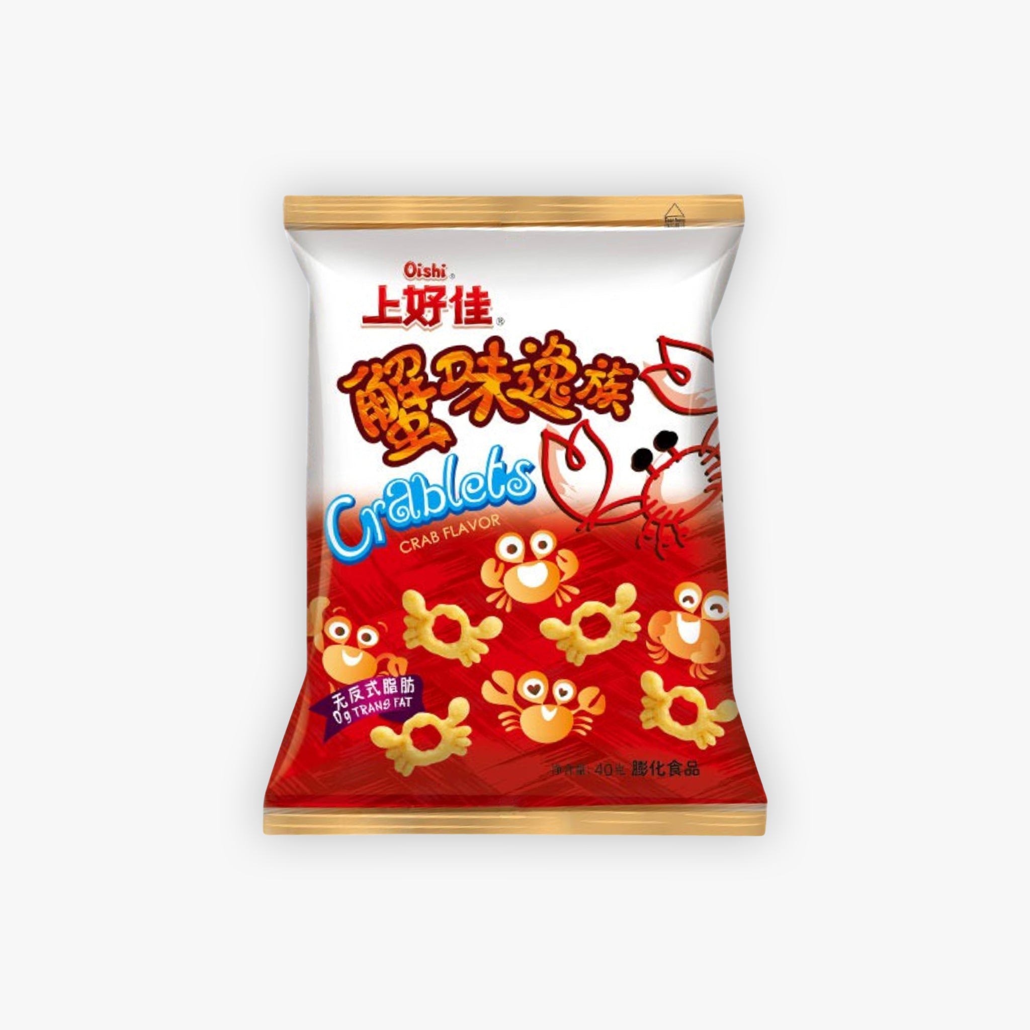 Oishi Crablets Crab Flavor 40g