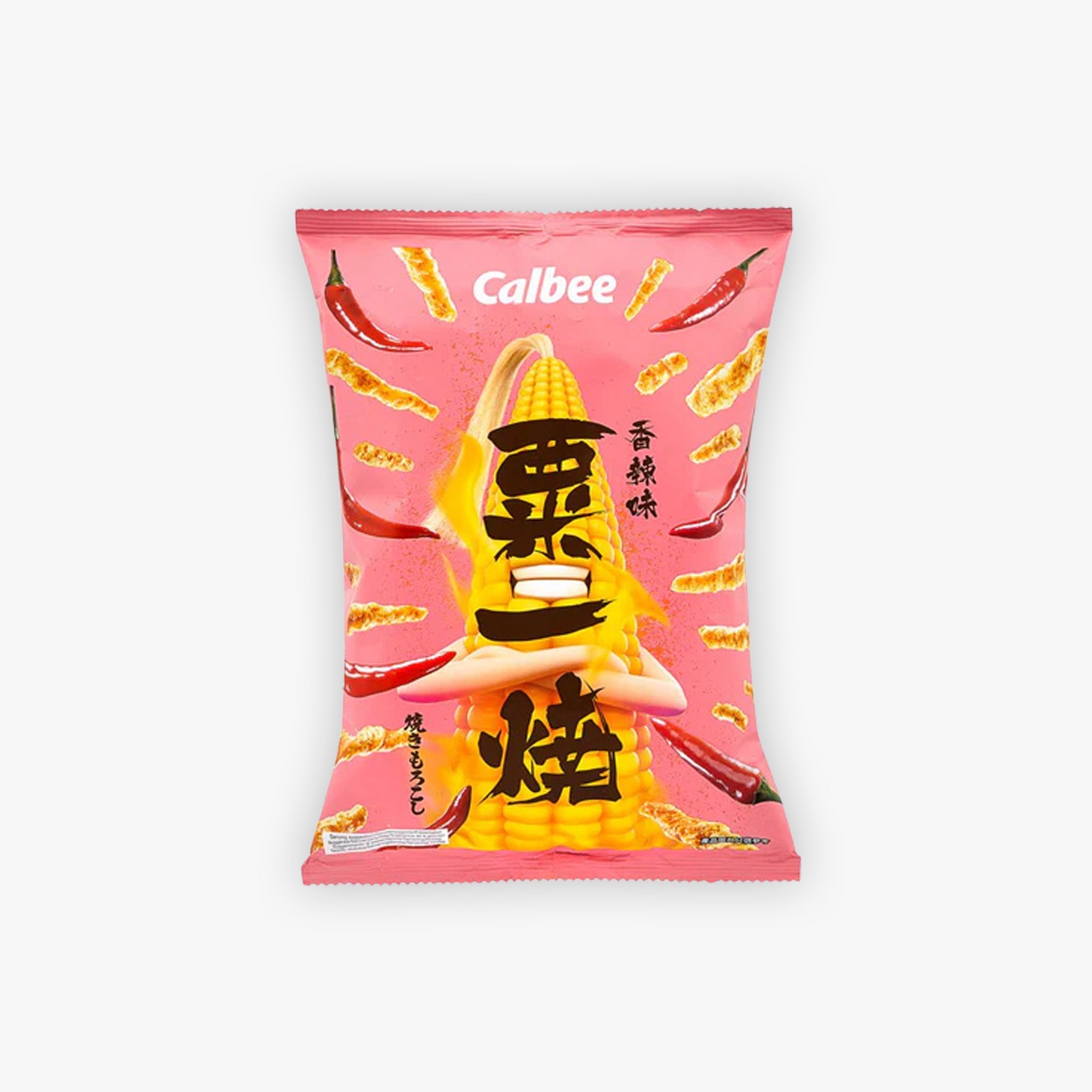 Calbee Grill A Corn Hot and Spicy Flavour 80g