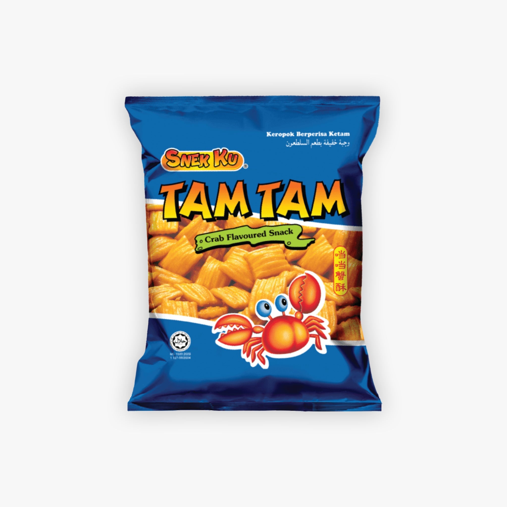 Snek Ku Tam Tam Snack Crab Flavour 80g