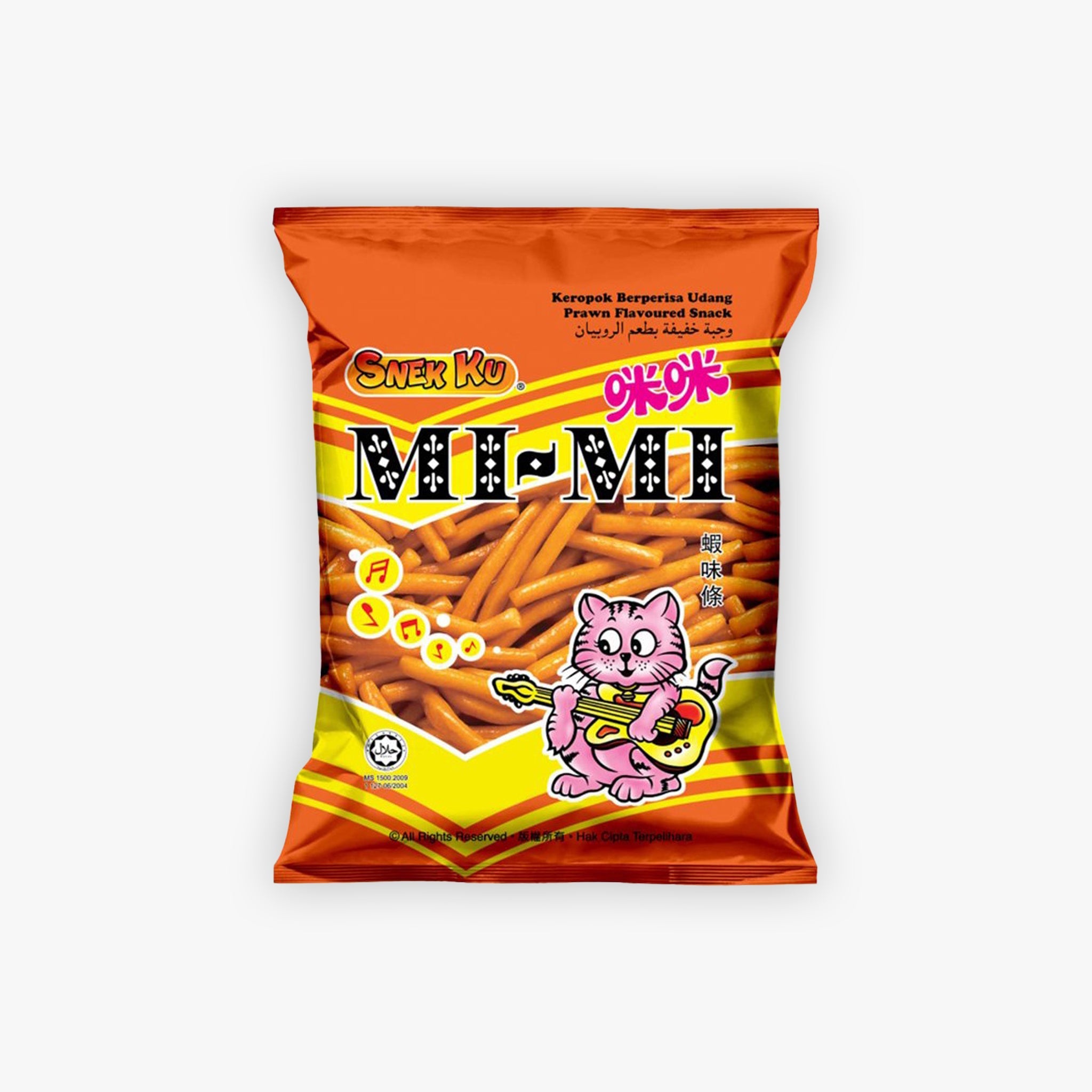 Snek Ku Mi Mi Snack Prawn Flavour 80g