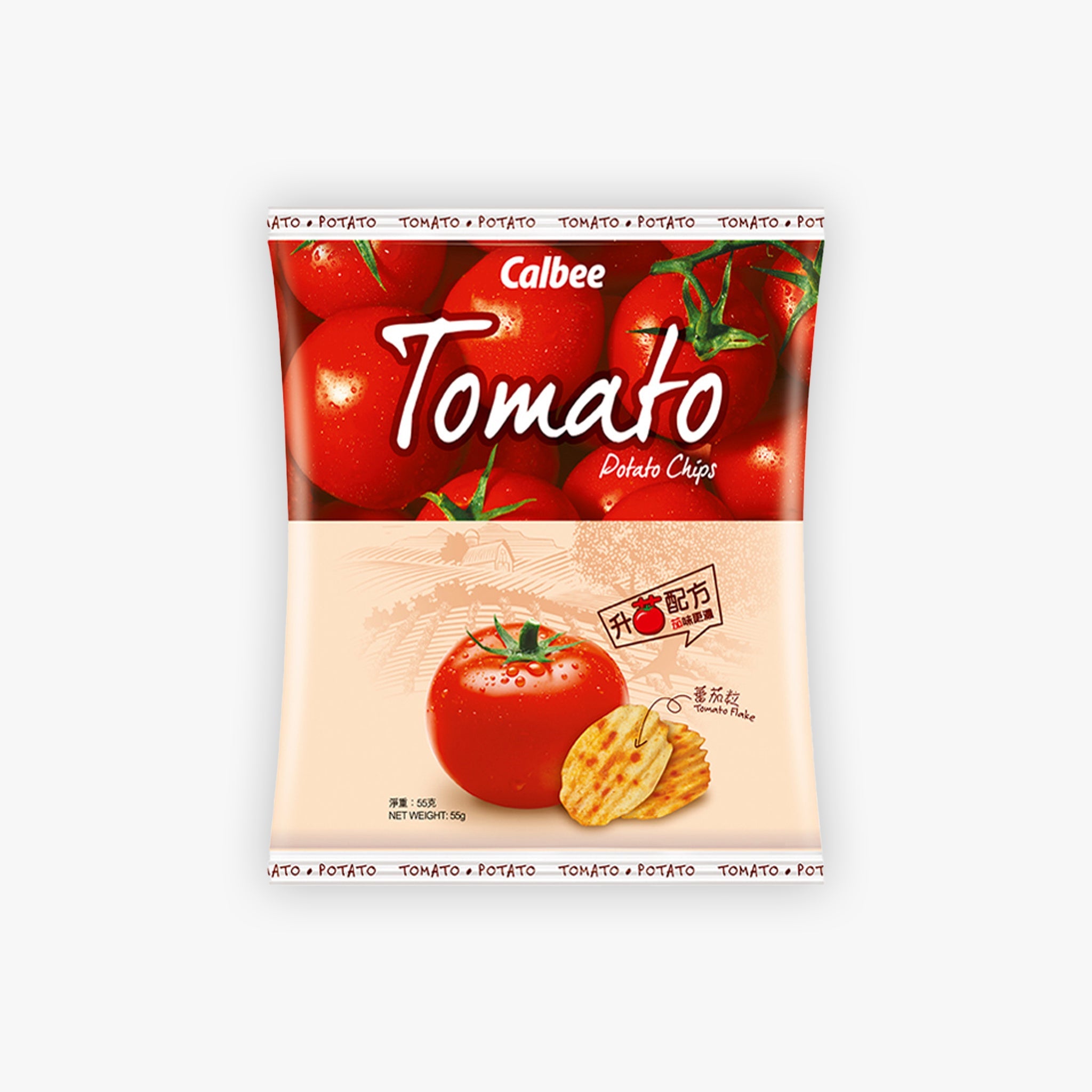 Calbee Potato Chips Tomato Flavour 55g