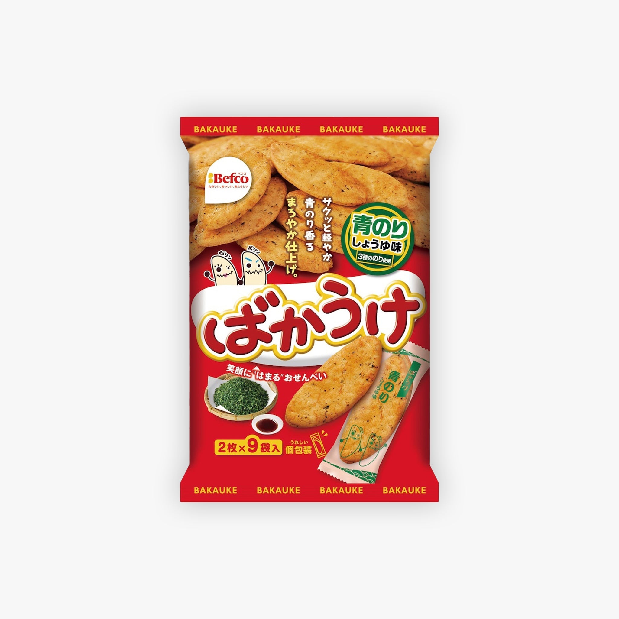 Befco Kuriyama Bakauke Aonori Rice Crackers 100g