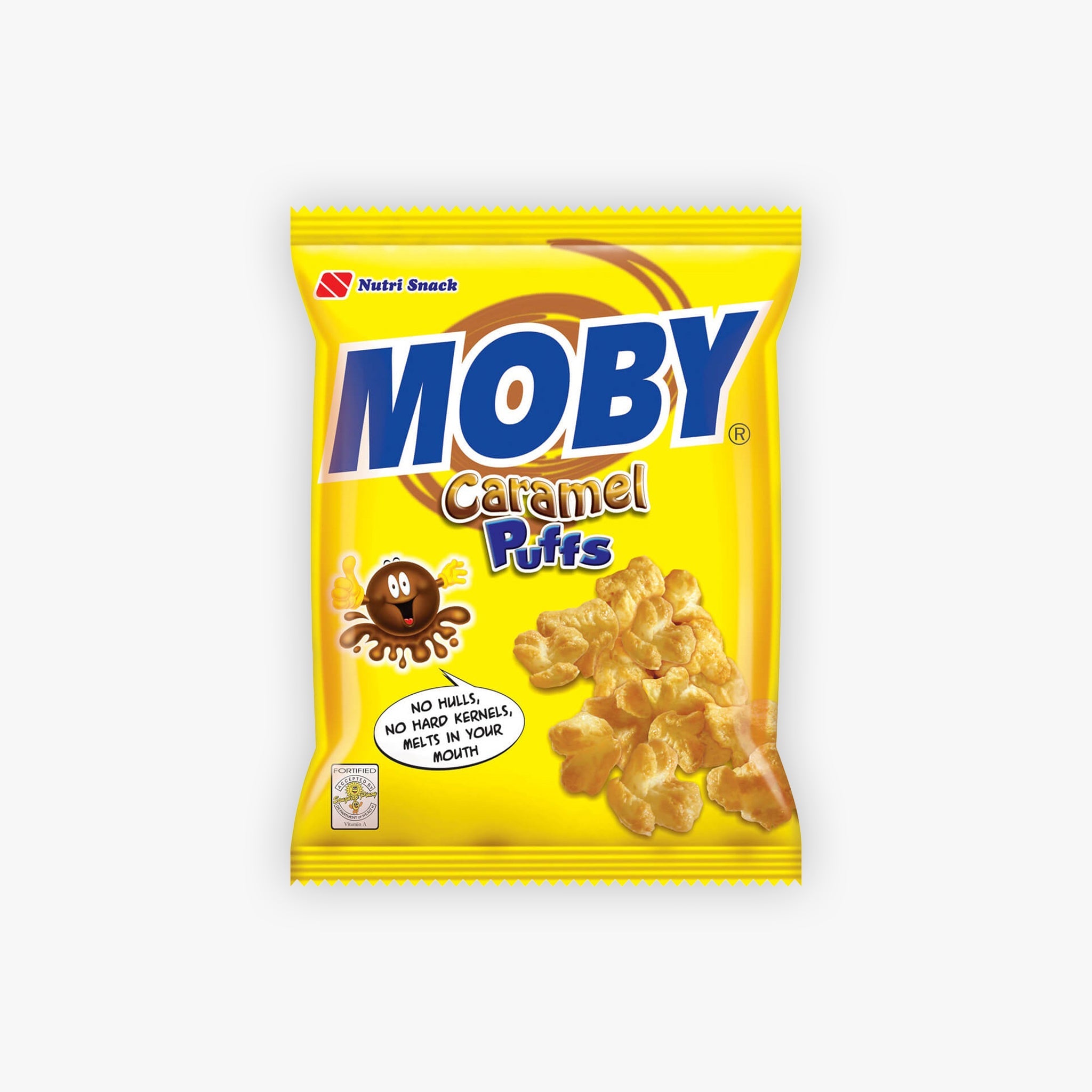 Nutri Snack Moby Caramel Puffs 90g